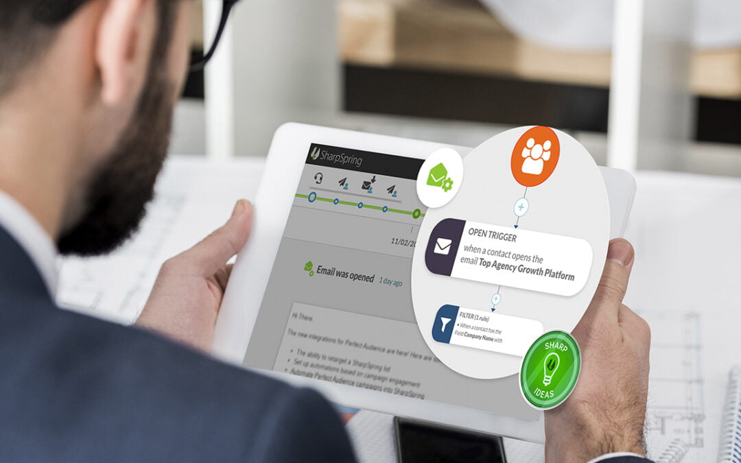 Nieuw in SharpSpring: Business Email, E-mail opened triggers and workflow membership filters